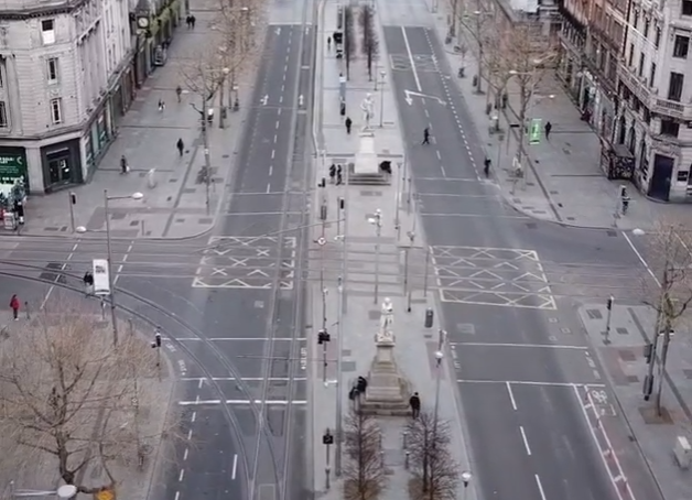 http://www.stickybottle.com/blogs/video-drone-footage-shows-dublin-as-cyclists-paradise-with-empty-streets/